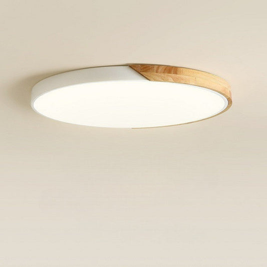 Plafonnier Bois Naturel Minimaliste Pour Ambiance Épurée