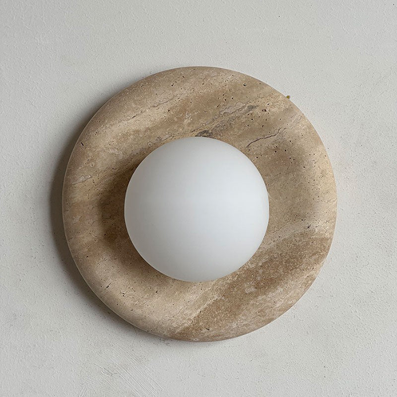 Hako Applique Murale Intérieure en Marbre - Neutralighting