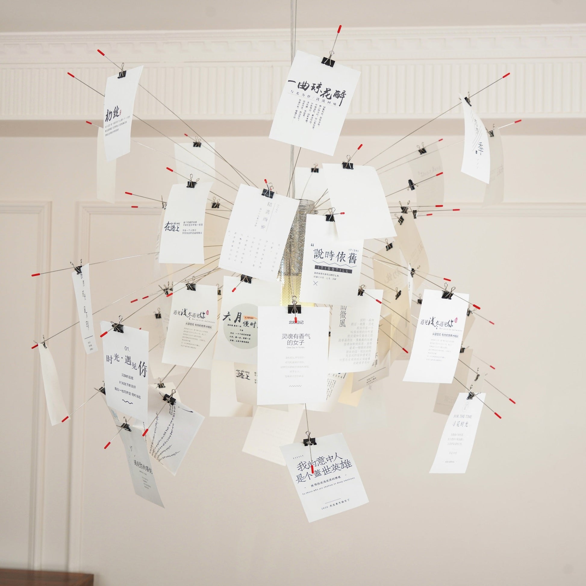 Lustra Chandelier en Papier Personnalisable Créatif - Neutralighting
