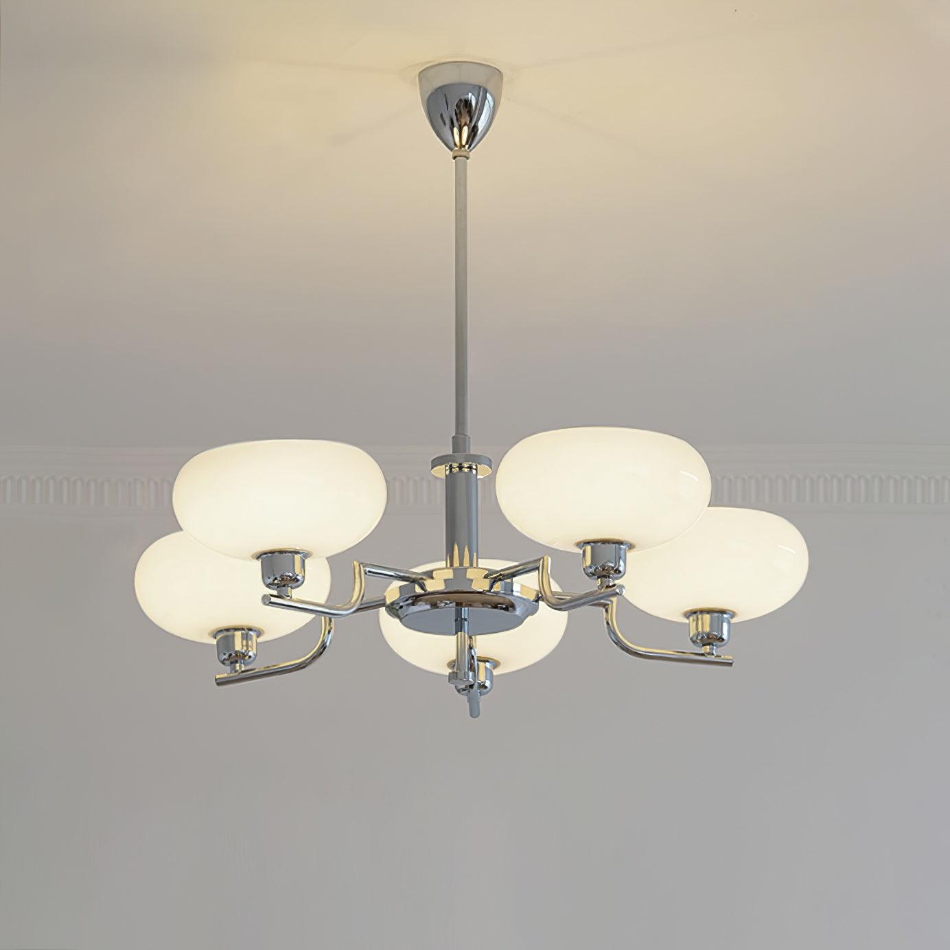Lustra Suspension en Verre Globe Cadre en Laiton - Neutralighting