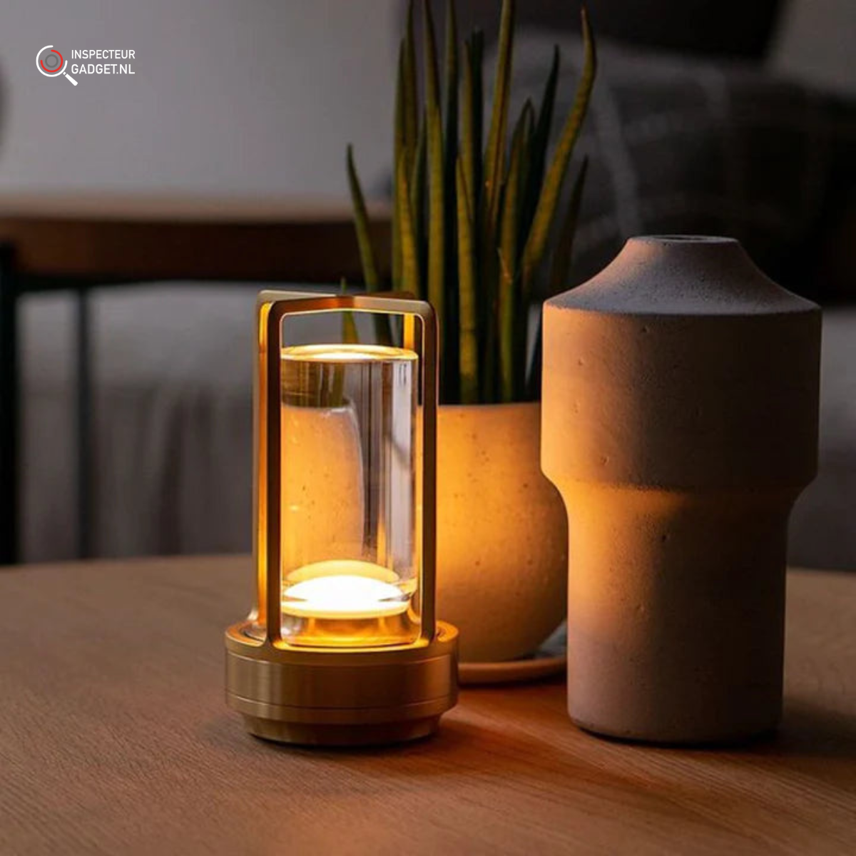 Lampe De Table Sans Fil Rechargeable Pour Ambiance Chaleureuse