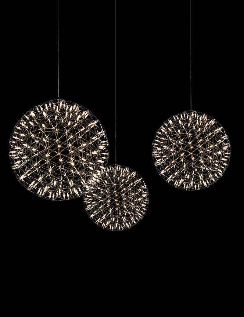 Ivthayra Lampe Pendante Boule Dorée de Luxe Postmoderne - Neutralighting
