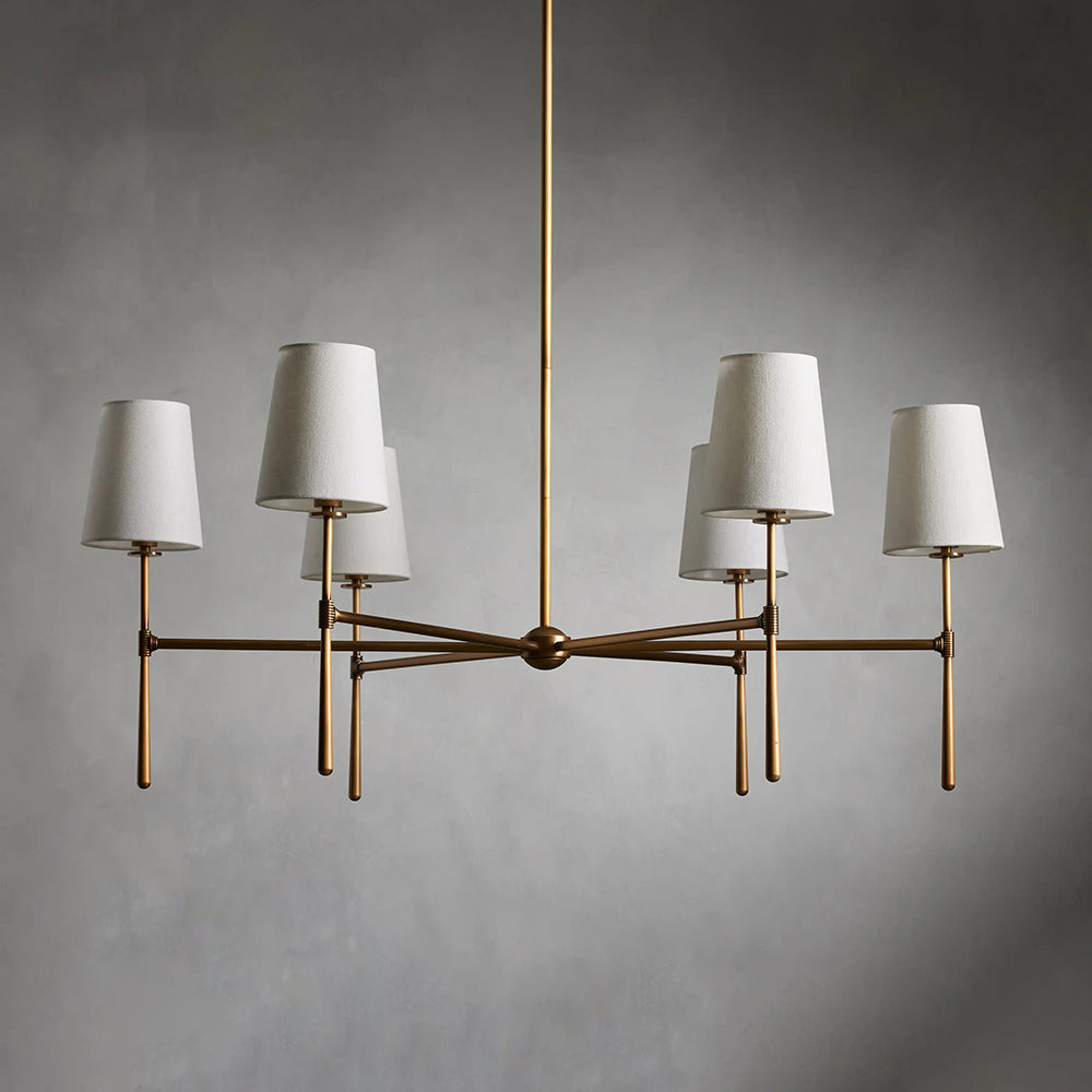 Valea Lustre à 4/6 Têtes Style Mid-Century - Neutralighting