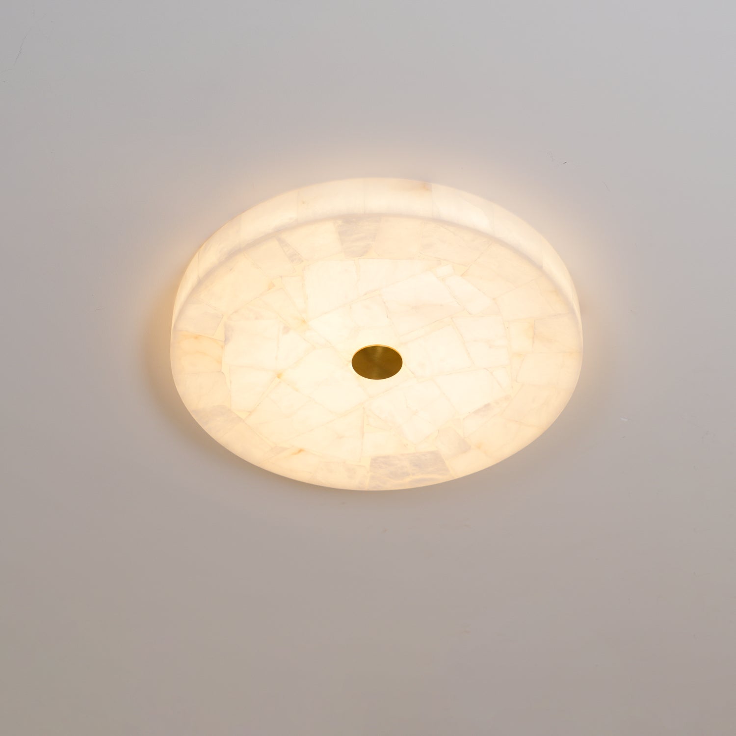 Delya Plafonnier Albâtre LED Rond - Neutralighting