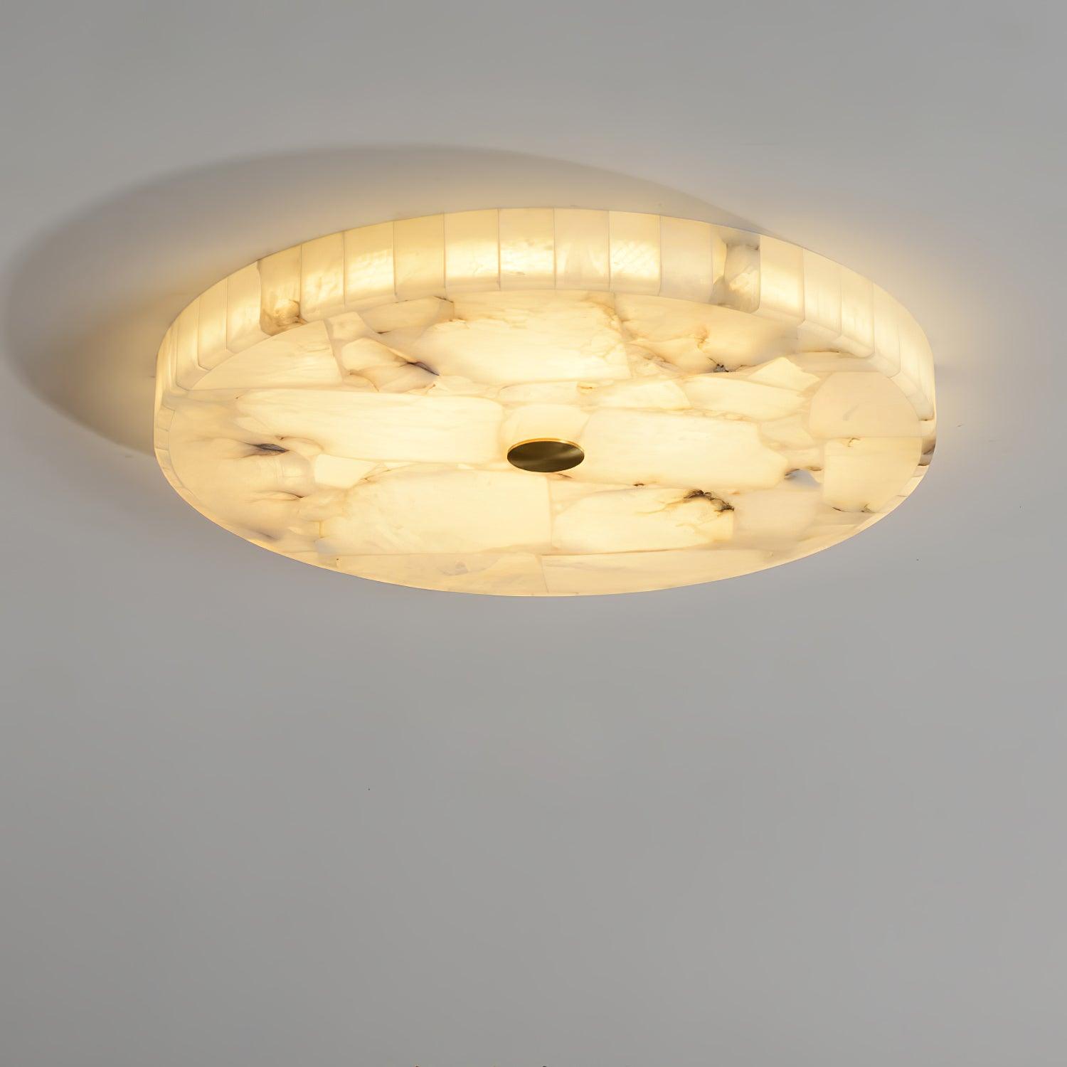 Delya Plafonnier Albâtre LED Rond - Neutralighting