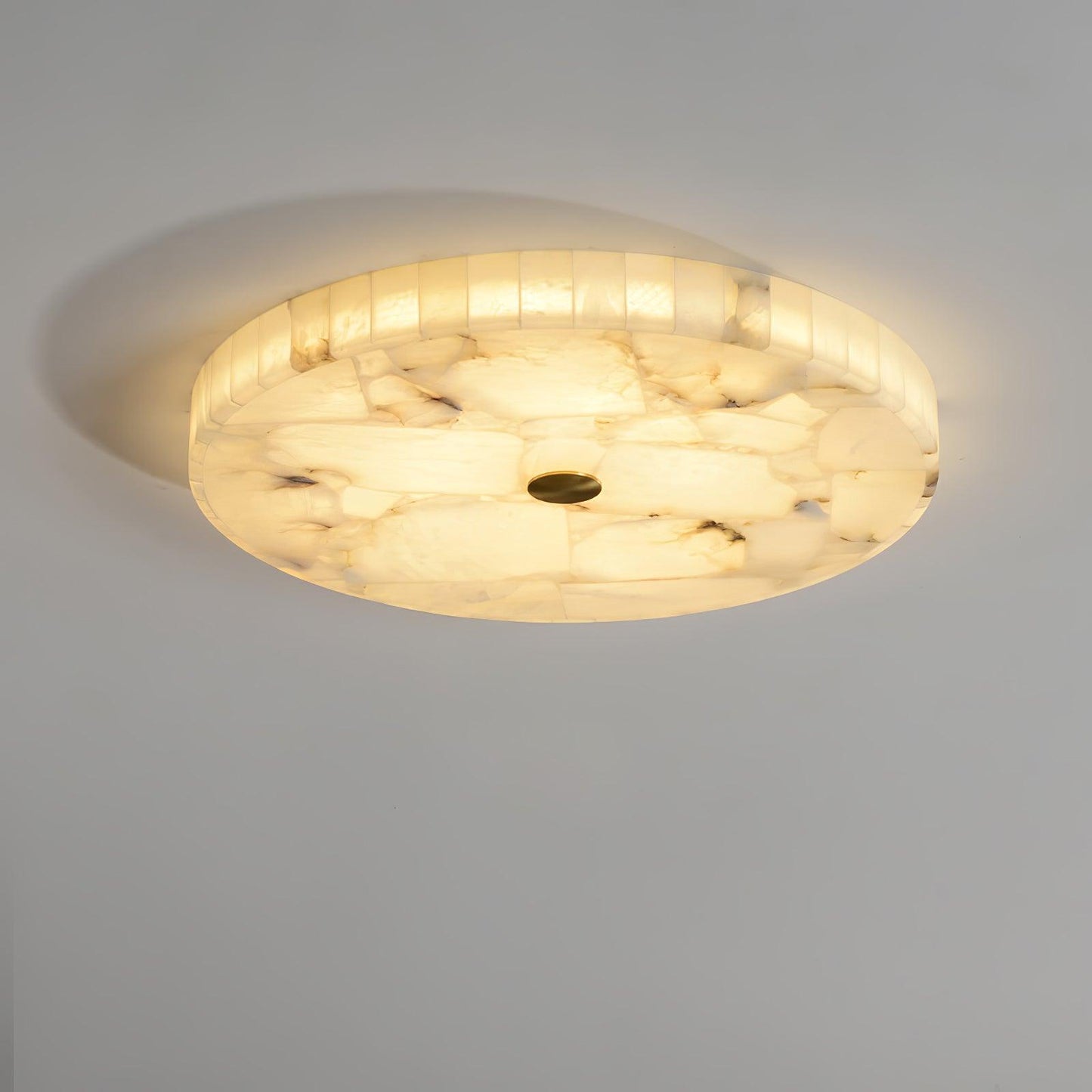 Delya Plafonnier Albâtre LED Rond - Neutralighting