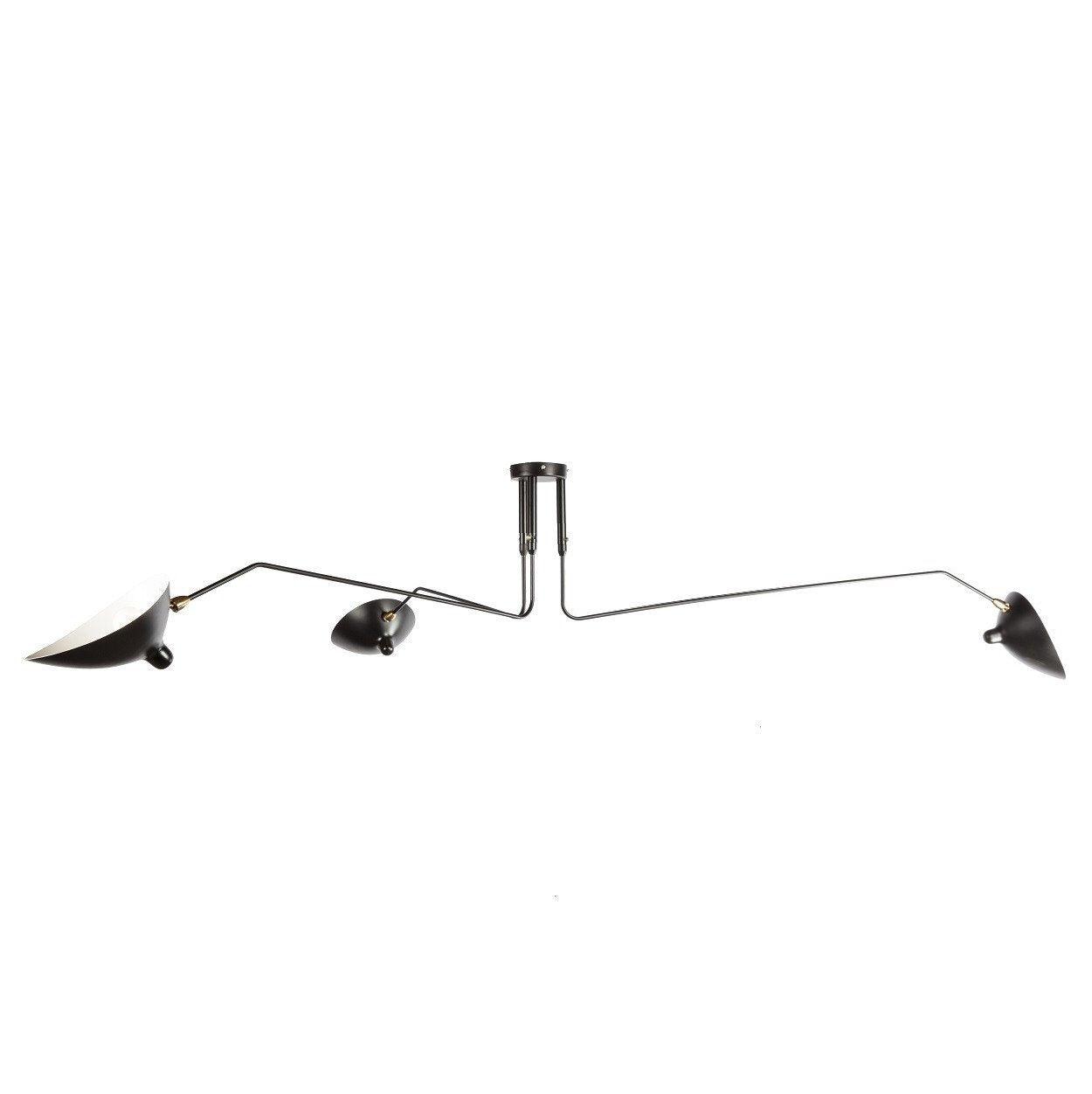 Plafonnier à Bras Articulés en Métal Pour Éclairage Design
