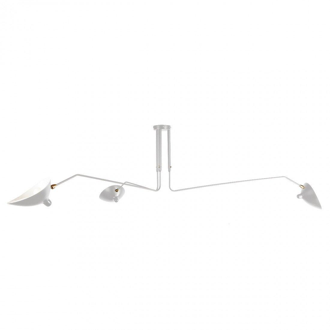 Plafonnier à Bras Articulés en Métal Pour Éclairage Design