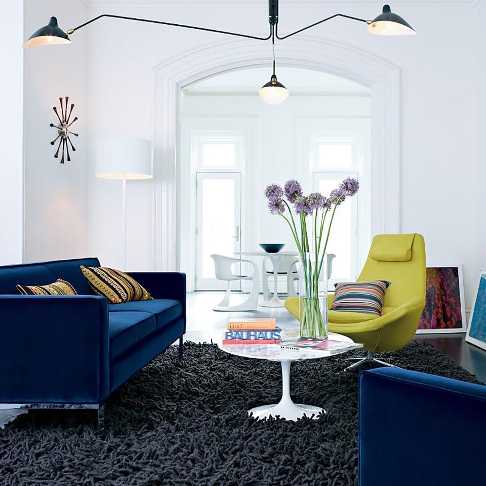Plafonnier à Bras Articulés en Métal Pour Éclairage Design
