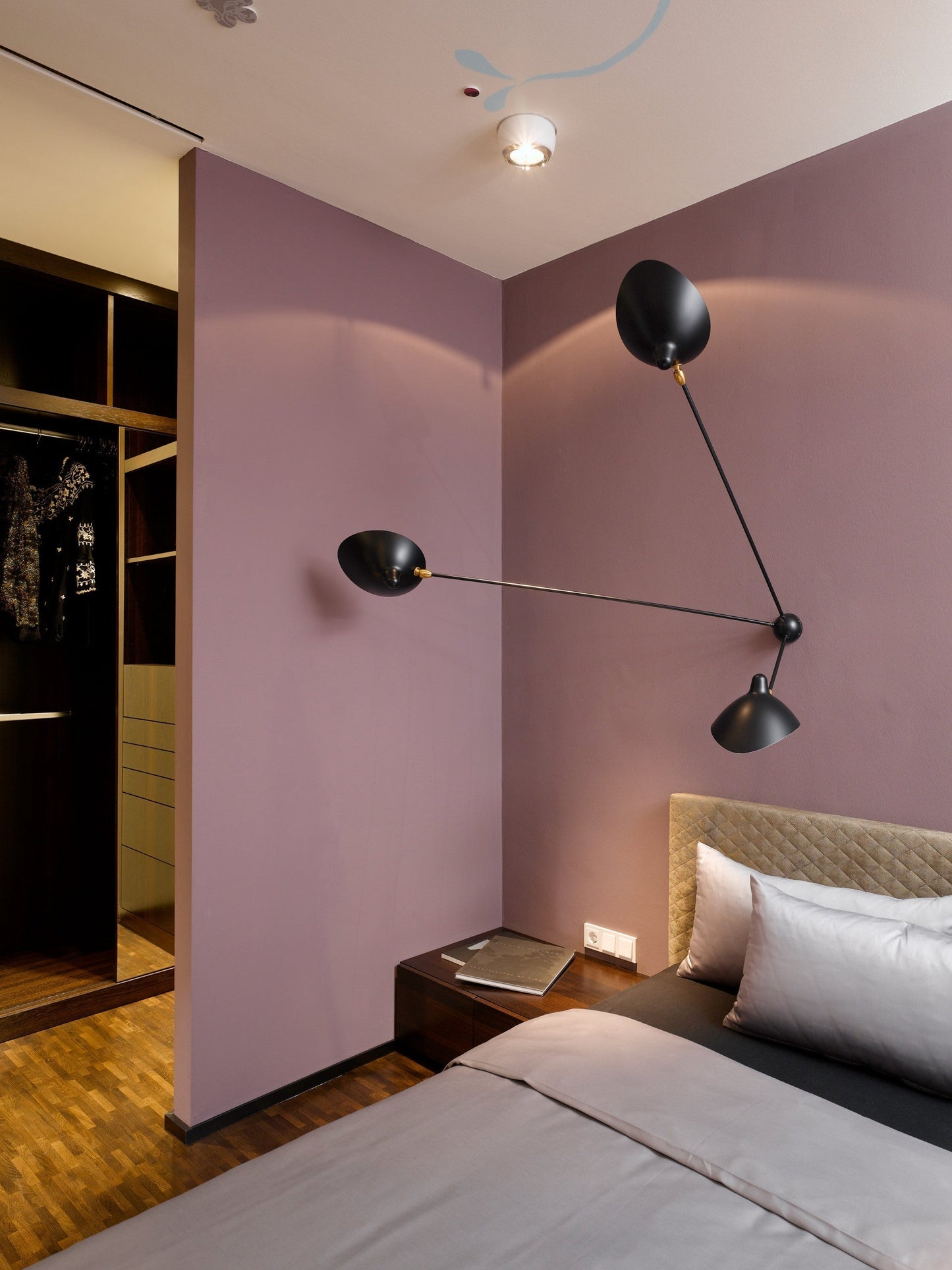 Solara Plafonnier Trois Bras Noir Sculptural - Neutralighting