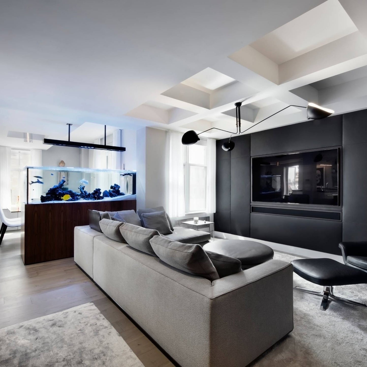 Plafonnier à Bras Articulés en Métal Pour Éclairage Design