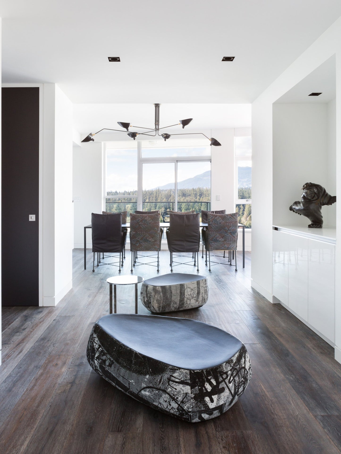 Plafonnier à Bras Articulés en Métal Pour Éclairage Design