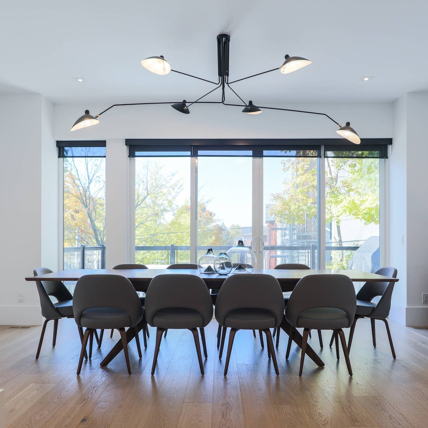 Plafonnier à Bras Articulés en Métal Pour Éclairage Design