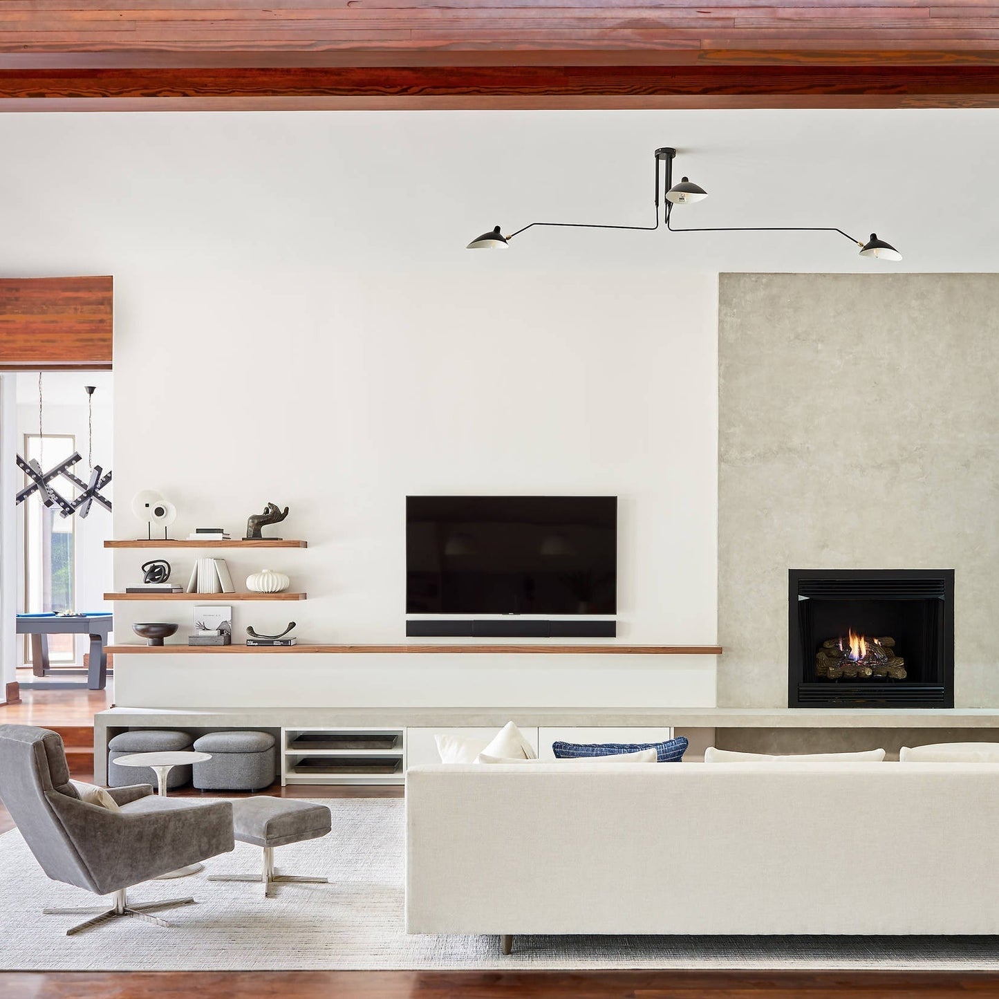 Plafonnier à Bras Articulés en Métal Pour Éclairage Design