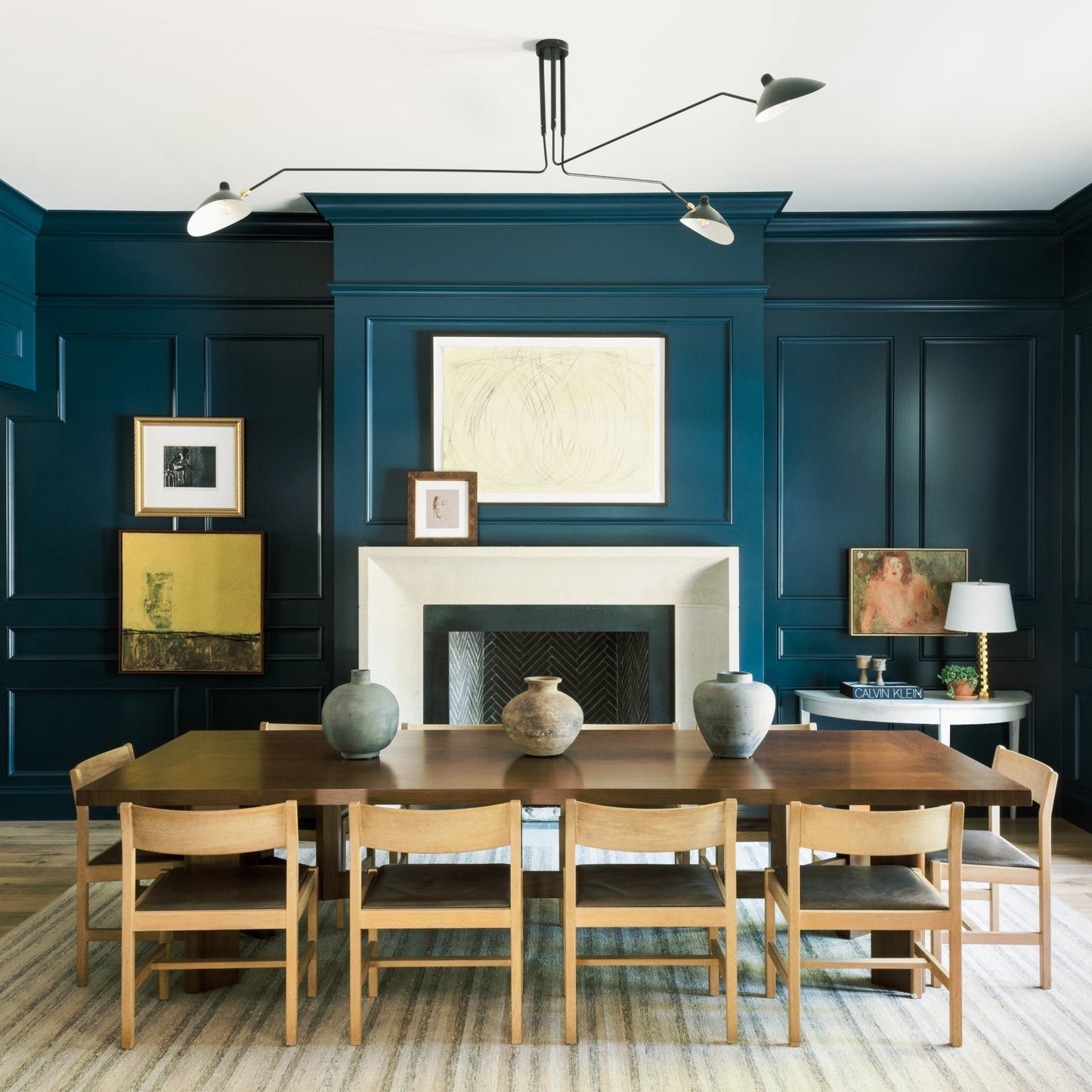 Plafonnier à Bras Articulés en Métal Pour Éclairage Design