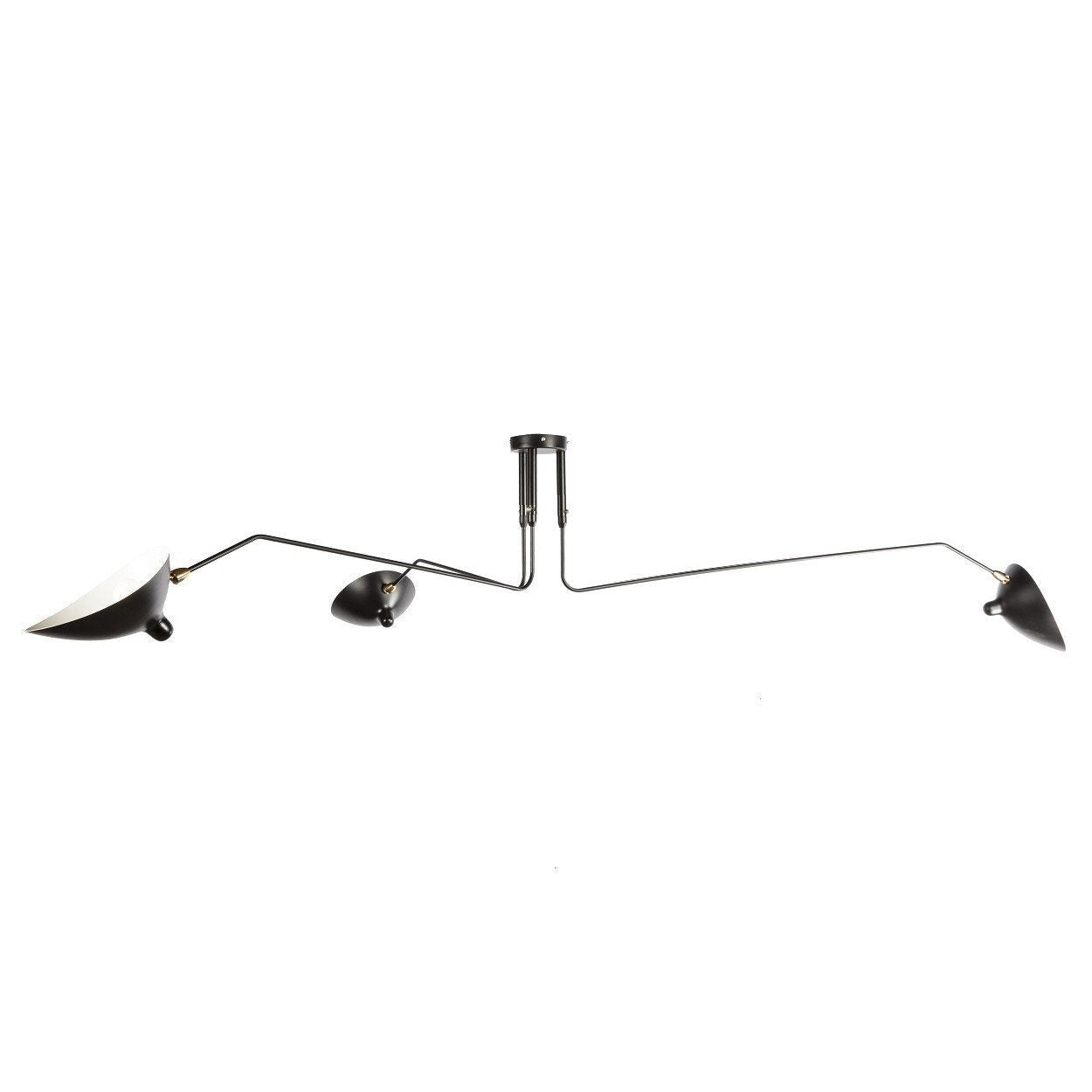 Plafonnier à Bras Articulés en Métal Pour Éclairage Design