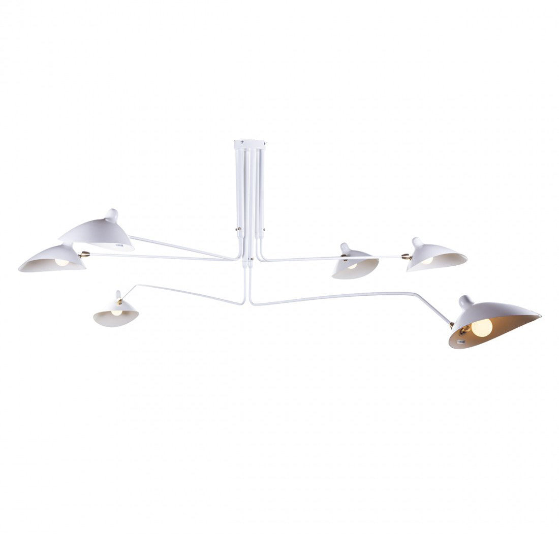Plafonnier à Bras Articulés en Métal Pour Éclairage Design