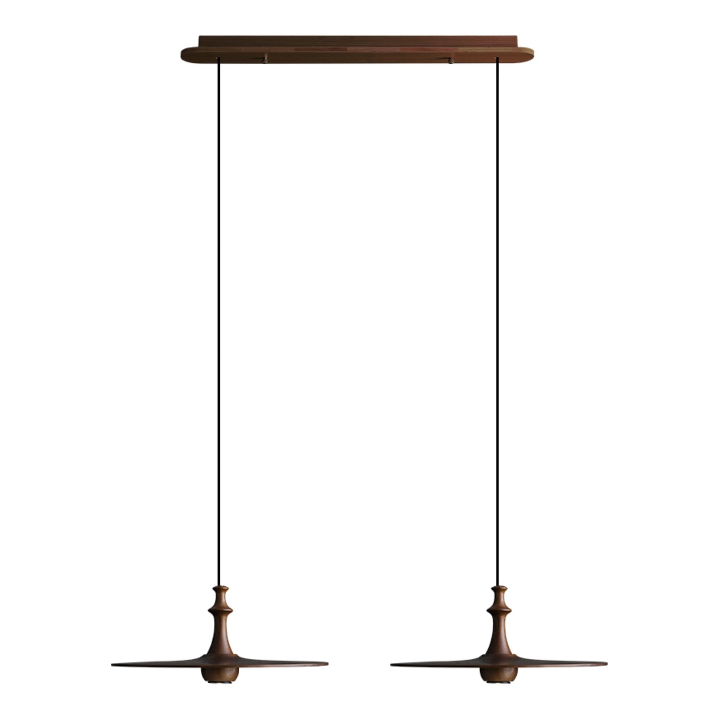 Syrinyra Suspension Sculpturale Disque Bois - Neutralighting