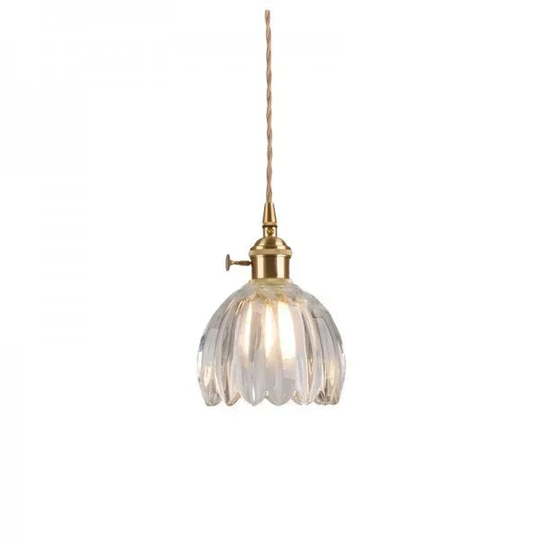 Suspension Japonaise En Verre Fleur Pour Une Ambiance Chaleureuse