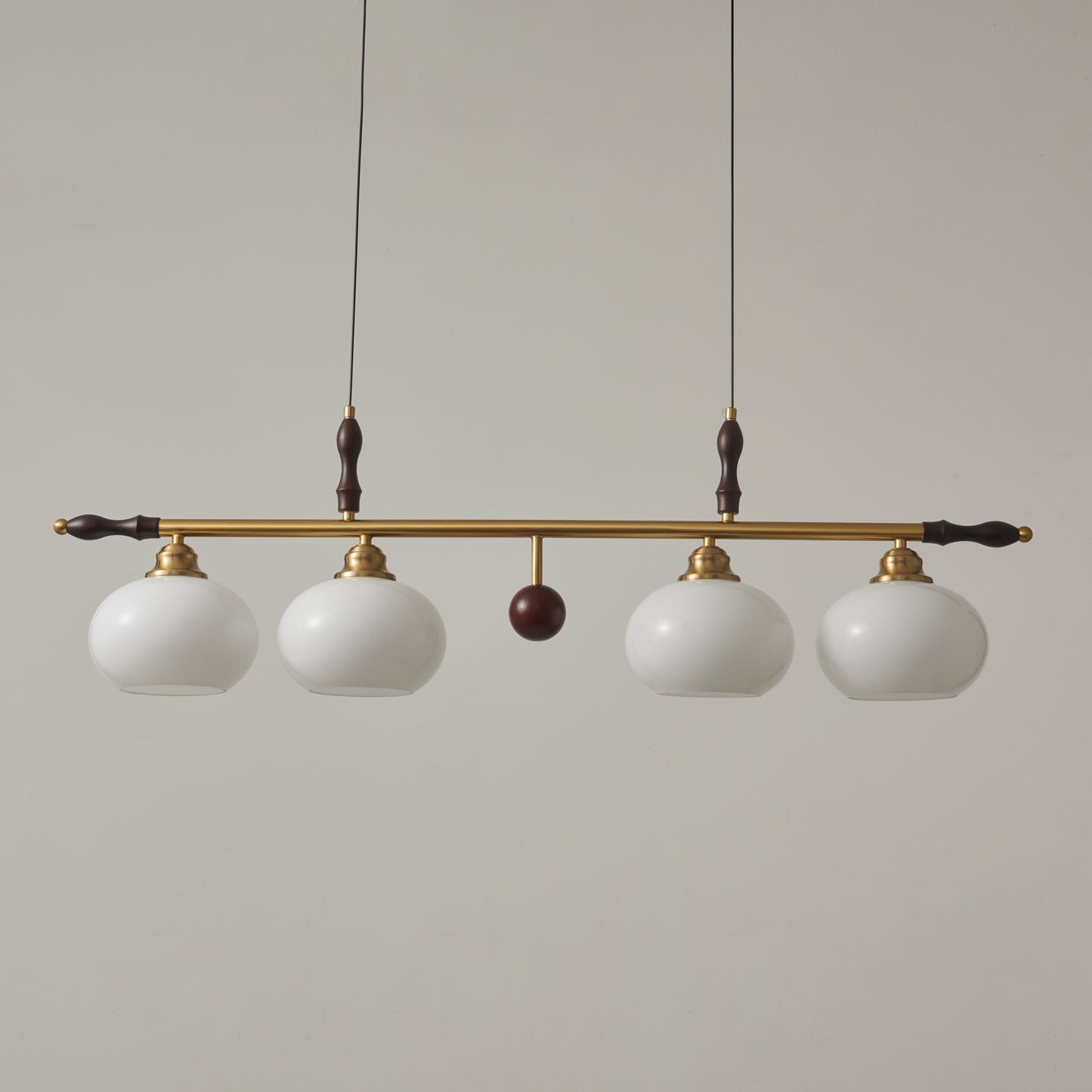 Sylvara Lampe Pendante en Bois et Verre Premium - Neutralighting