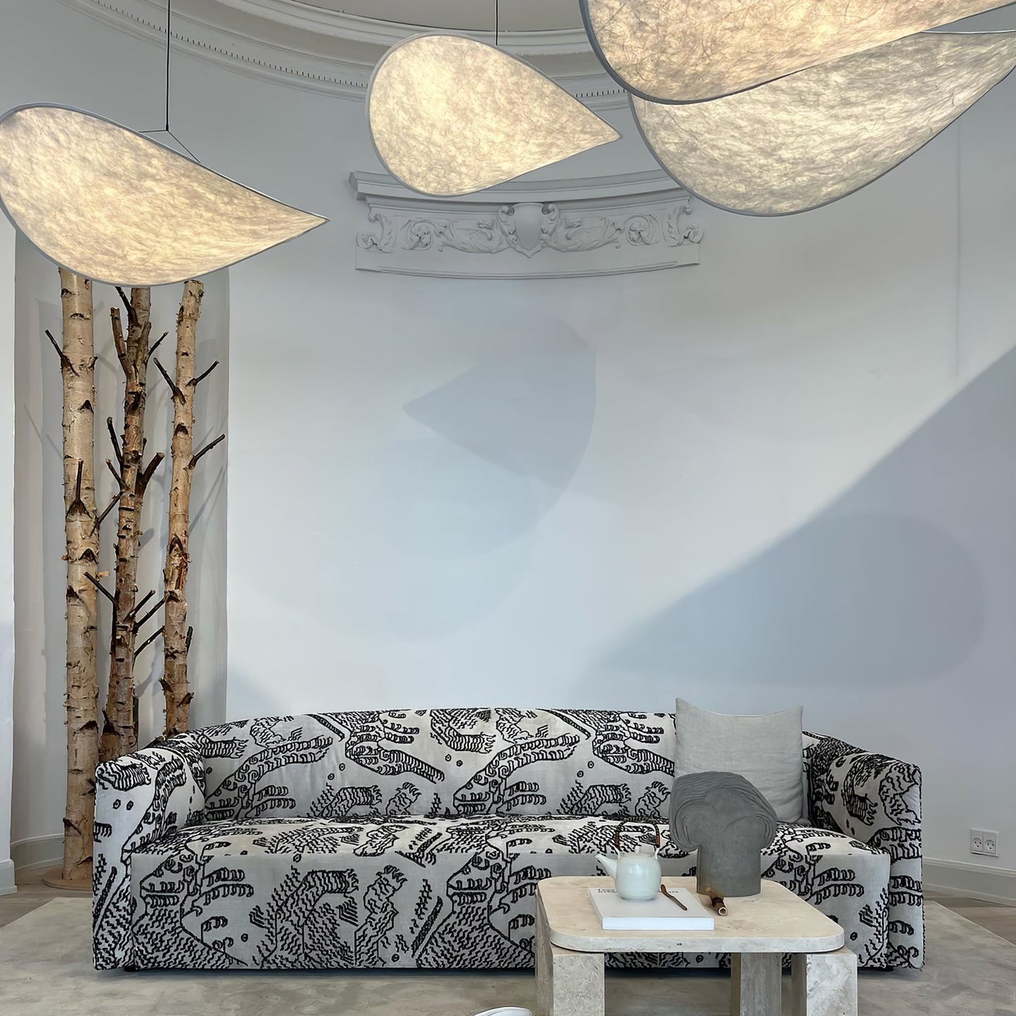 Sereca Suspension en Papier et Fibre de Verre - Neutralighting