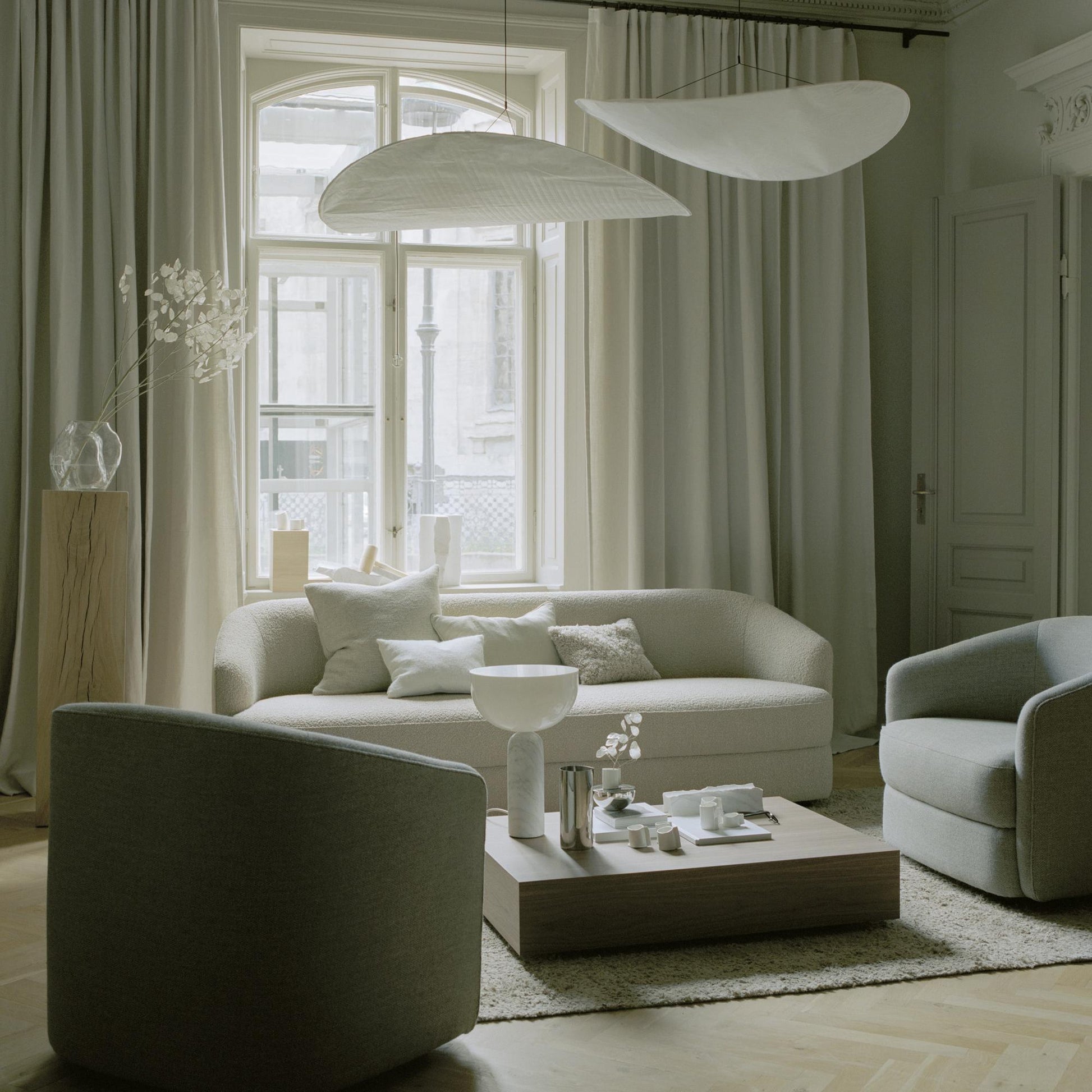 Sereca Suspension en Papier et Fibre de Verre - Neutralighting
