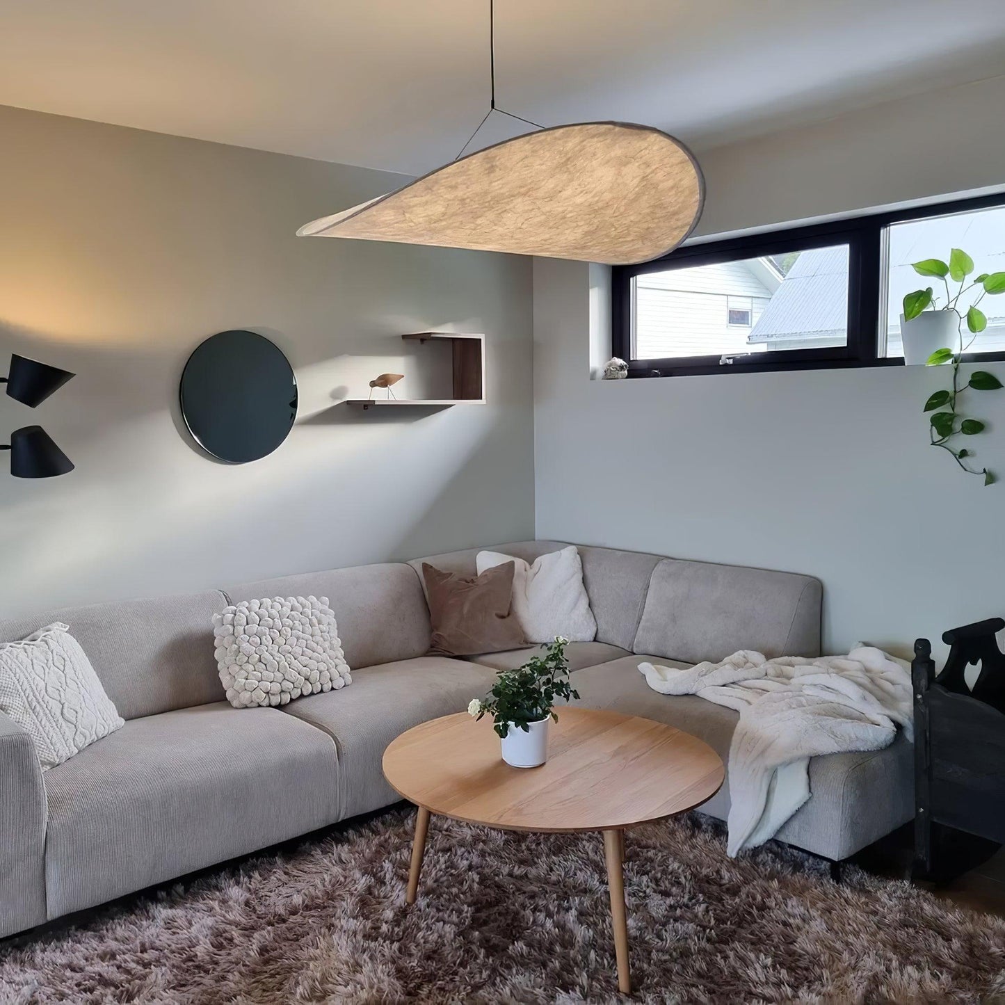 Sereca Suspension en Papier et Fibre de Verre - Neutralighting