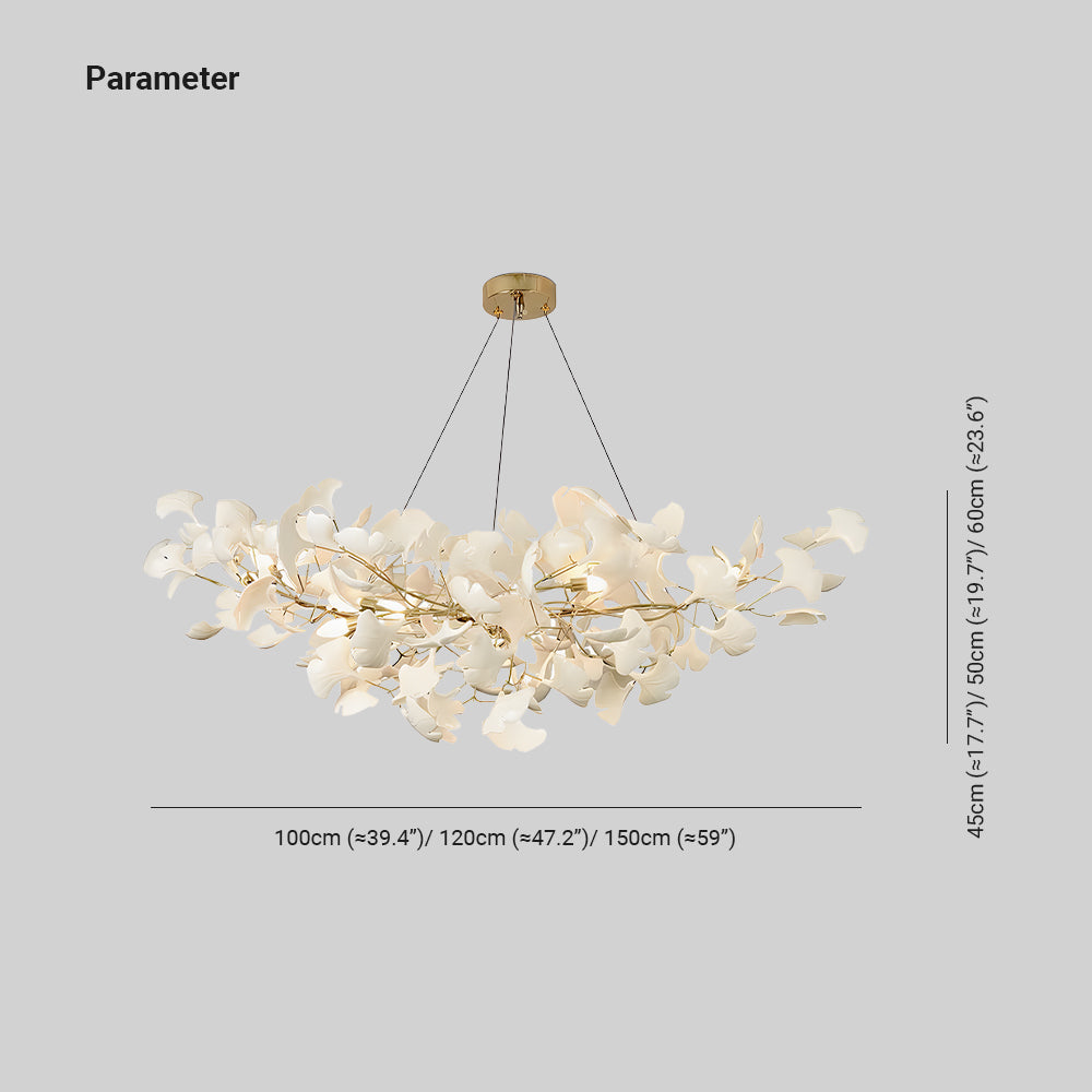 Metr Lustre de Luxe en Céramique pour Salon en Forme d’Arc en U - Neutralighting