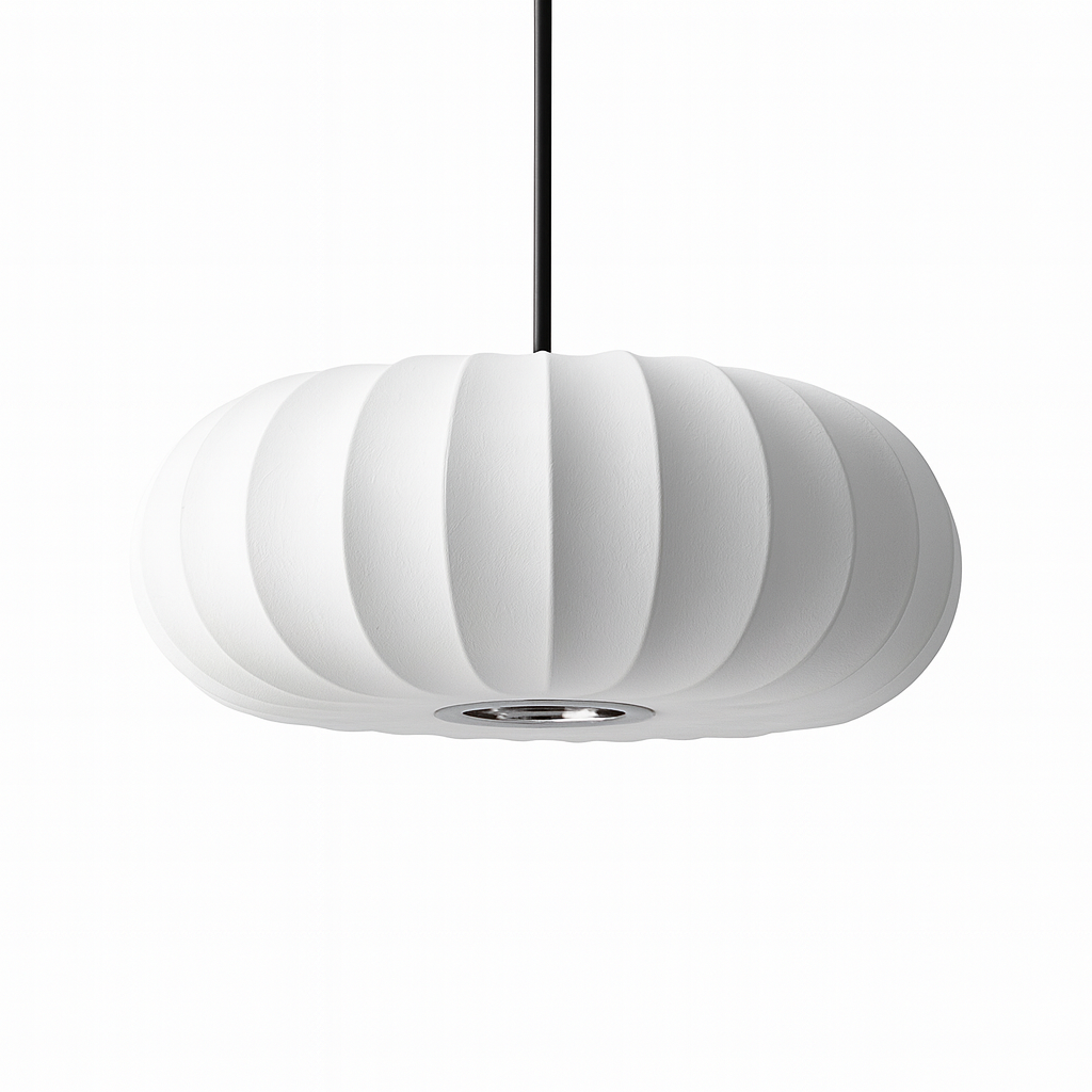 Suspension En Soie Minimaliste Pour Ambiance Douce Et Contemporaine