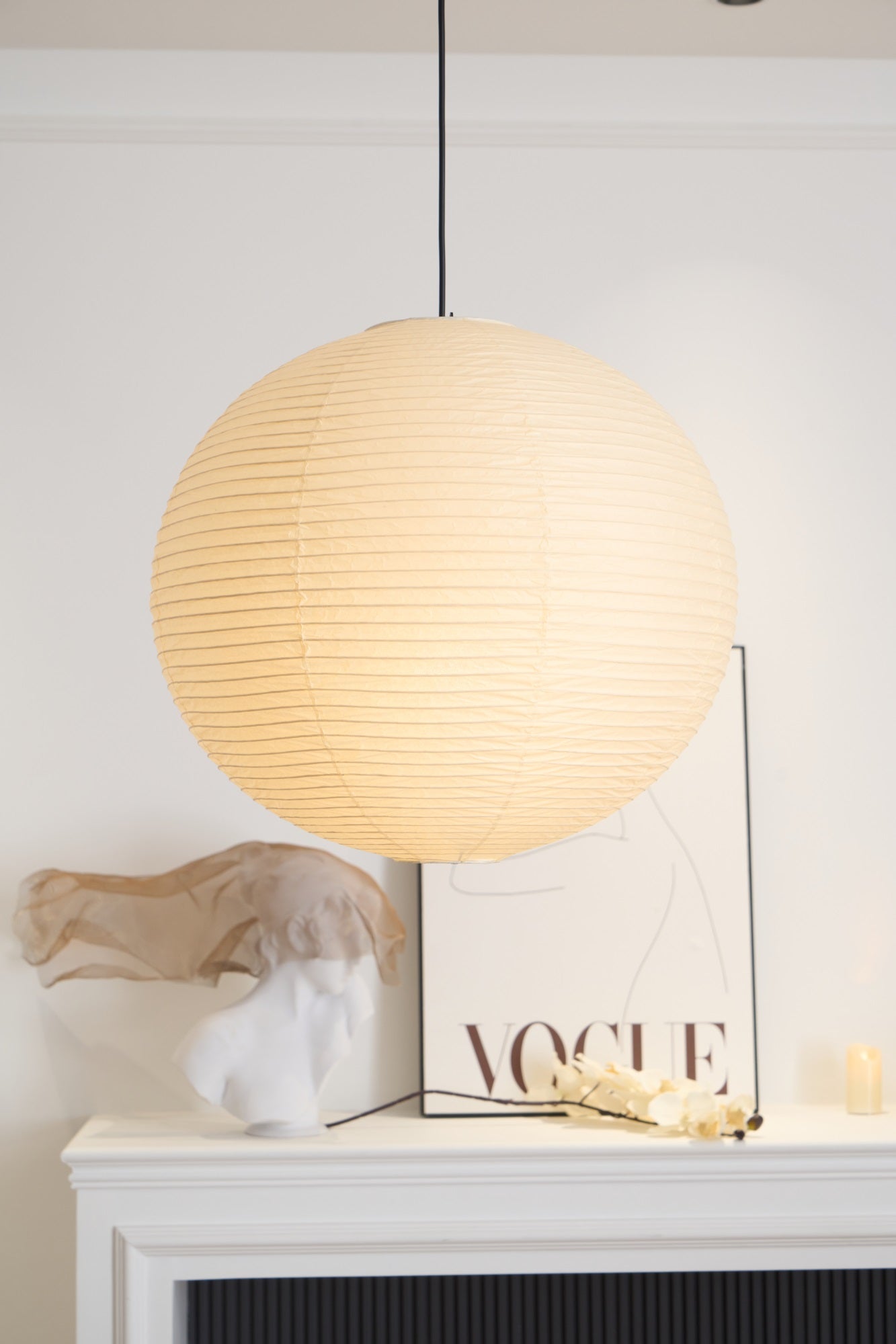 Lustra Suspension en Papier pour Salon - Neutralighting