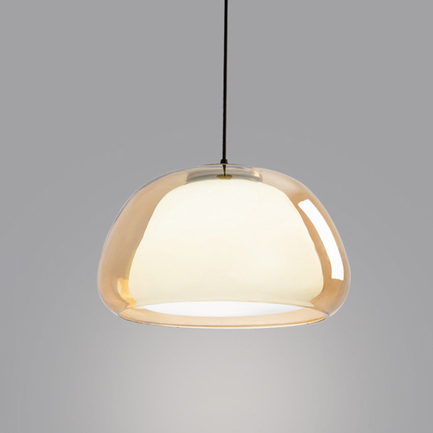 Lampe Suspendue Moderne En Verre Au Lait Pour Une Ambiance Élégante