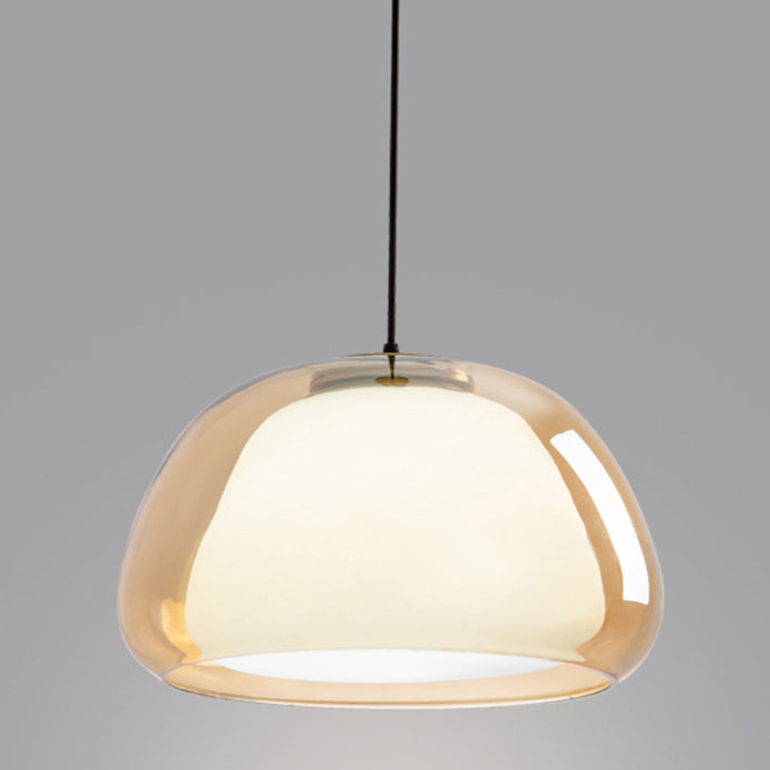 Lampe Suspendue Moderne En Verre Au Lait Pour Une Ambiance Élégante