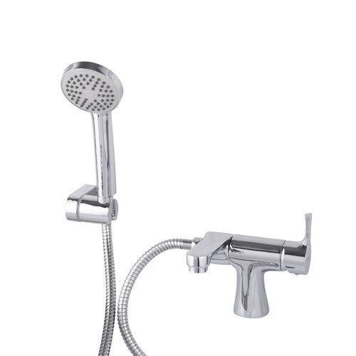 Robinet de baignoire haut de gamme en laiton avec douchette, mitigeur eau chaude et froide