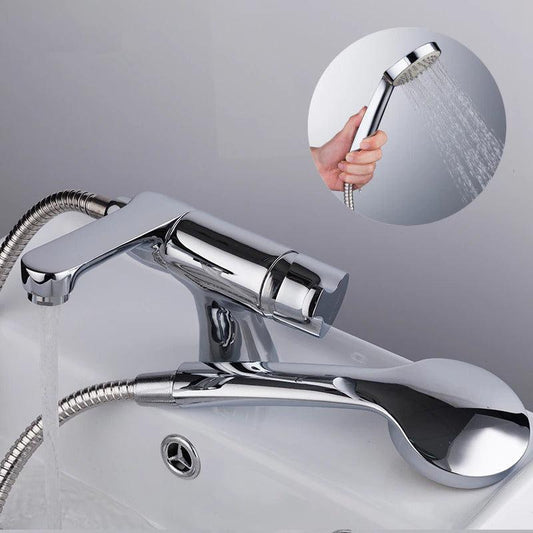 Robinet de baignoire haut de gamme en laiton avec douchette, mitigeur eau chaude et froide