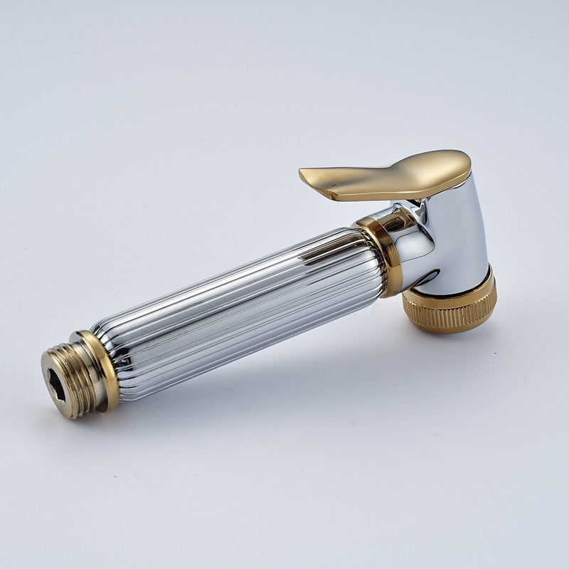 Pistolet douchette de bidet portatif en laiton haut de gamme pour salle de bains, nettoyage haute pression