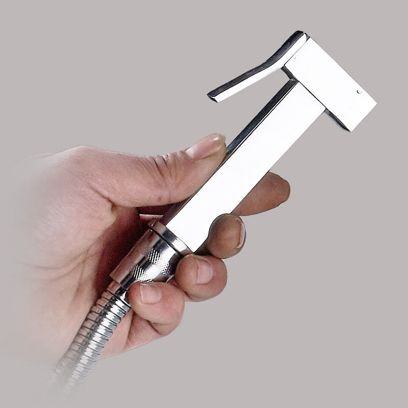 Pistolet douchette de bidet portatif en laiton haut de gamme pour salle de bains, nettoyage haute pression