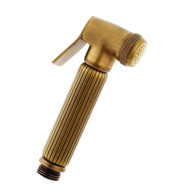 Pistolet douchette de bidet portatif en laiton haut de gamme pour salle de bains, nettoyage haute pression