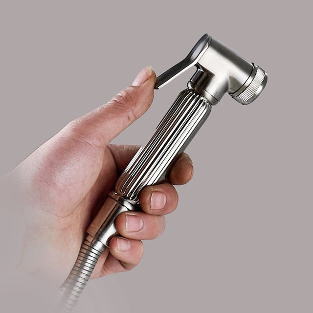 Pistolet douchette de bidet portatif en laiton haut de gamme pour salle de bains, nettoyage haute pression