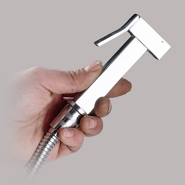 Pistolet douchette de bidet portatif en laiton haut de gamme pour salle de bains, nettoyage haute pression
