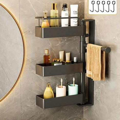 Étagère d'angle de salle de bains Index Bath, organiseur de rangement pour douche