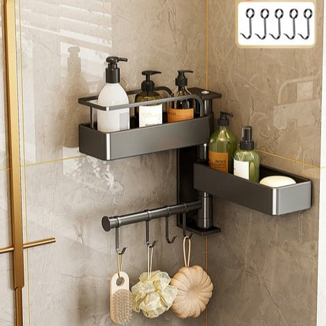Étagère d'angle de salle de bains Index Bath, organiseur de rangement pour douche