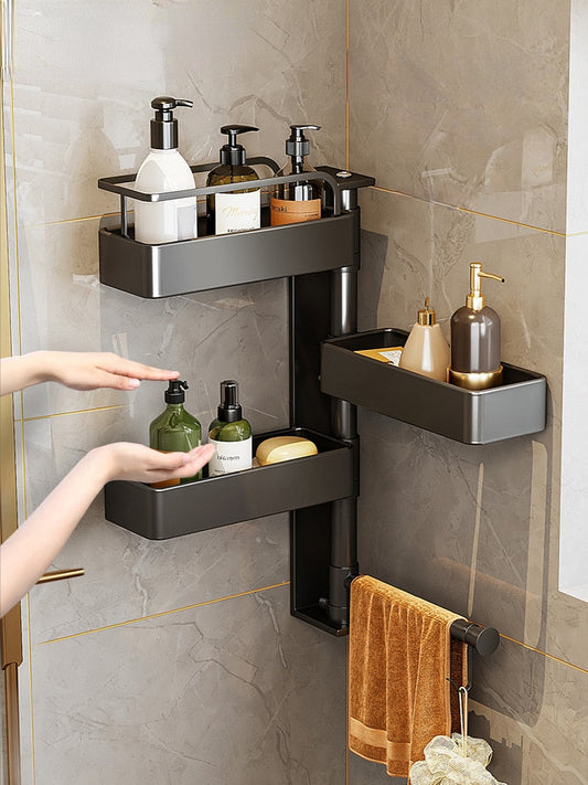 Étagère d'angle de salle de bains Index Bath, organiseur de rangement pour douche