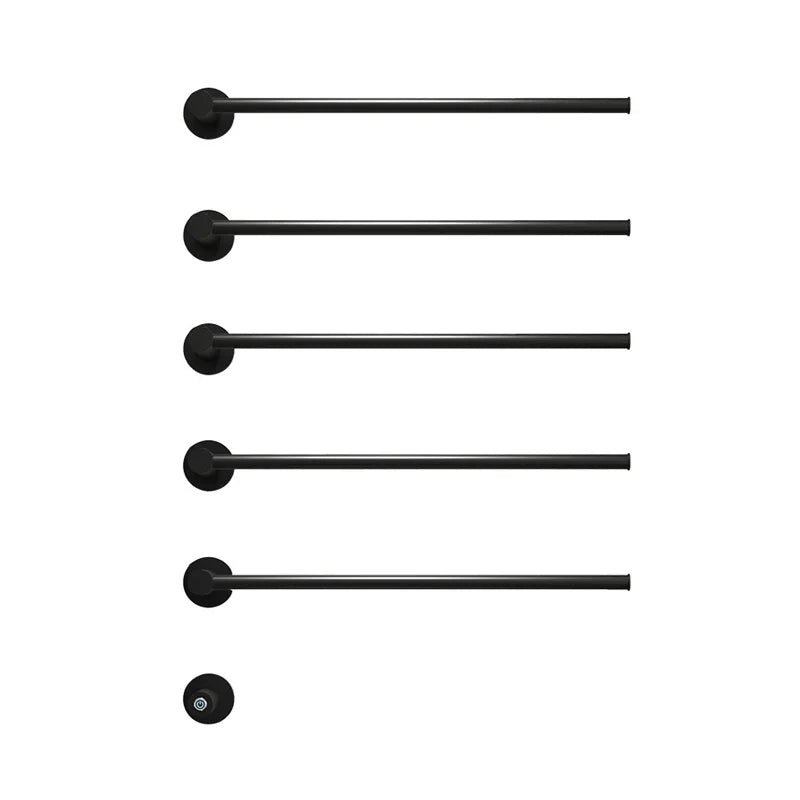 Sèche-serviettes électrique en acier inoxydable, porte-serviettes chauffant de salle de bains
