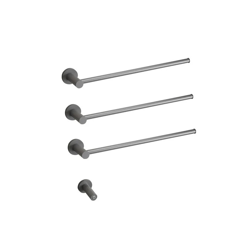 Sèche-serviettes électrique en acier inoxydable, porte-serviettes chauffant de salle de bains