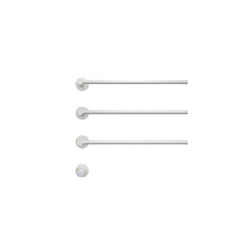 Sèche-serviettes électrique en acier inoxydable, porte-serviettes chauffant de salle de bains
