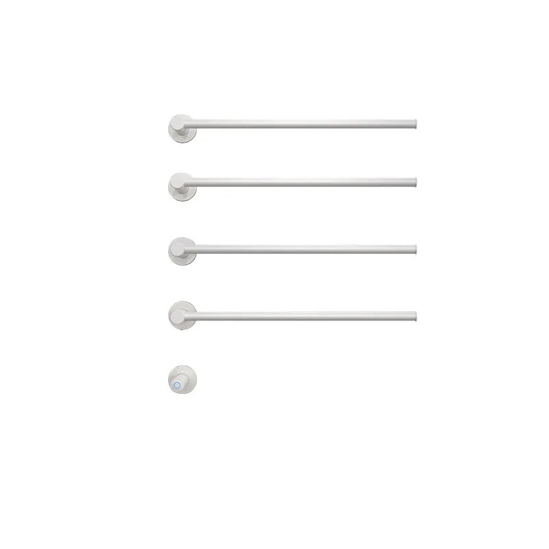 Sèche-serviettes électrique en acier inoxydable, porte-serviettes chauffant de salle de bains