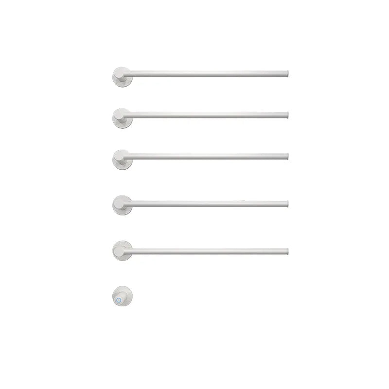 Sèche-serviettes électrique en acier inoxydable, porte-serviettes chauffant de salle de bains