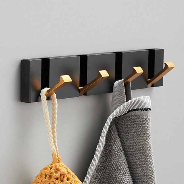 Crochet mural pliable à deux positions, robuste, porte-manteau pour vêtements, pour salle de bains