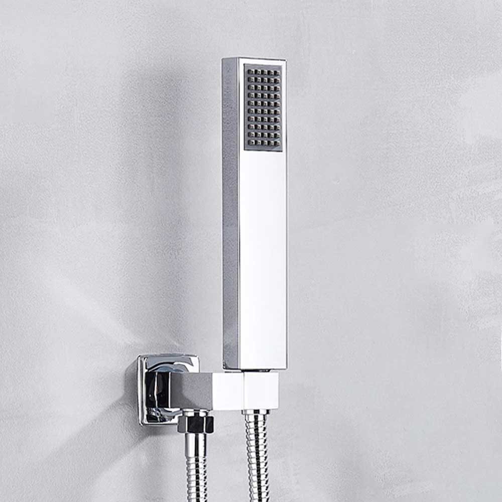 Pommeau de douche à main mural avec réglages de jet ajustables