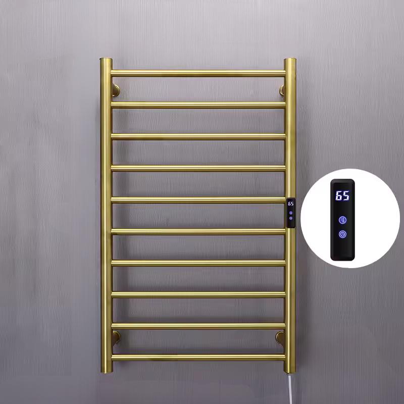 Porte-serviettes chauffant électrique dissimulé en acier inoxydable